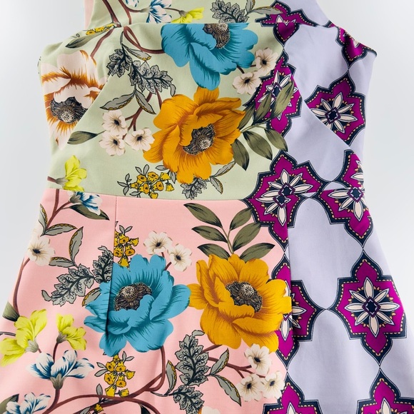 Anthropologie Maeve Lissa Twill Floral Multicolor Sheath Sleeveless Dress Size 2 - Picture 11 of 16